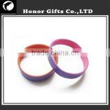 Cheap Advertising Colorfull Printing Silicone Bracelet Wrist Band Silicone Bracelet thumbnail-1