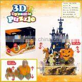 New Arrival 3D DIY Rotation Halloween Puzzle/ Moveable Puzzle/ Educational Paper Puzzle thumbnail-1