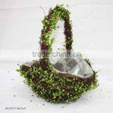 Natural Green Vine Flower Basket thumbnail-2