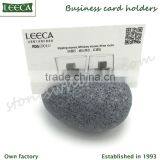 Natural Stone Rock Round Business Card Holders thumbnail-1
