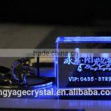 High Quality 3d Laser Crystal Kechain thumbnail-4