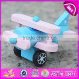 Wholesale Kids Mini Wooden Toy Plane W04A198-S thumbnail-5