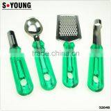 32048 Kitchen Gadget Kitchen Tools- Ginger Grater Peeler Fruit Corner Ice Cream Spoon thumbnail-1