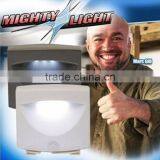MIGHTY LIGHT 3 LED Indoor Outdoor Activated Motion Sensor Night thumbnail-1