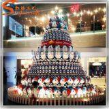 Songtao Cheap Artificial Giant Chrisrtmas Tree Metal Fram Christmas Tree Decoration thumbnail-1