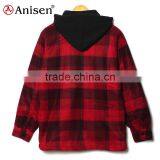 Wholesale Plaids Winter Men Polar Fleece Promotion Jacket Stock thumbnail-2