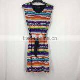 Women Clearance Lots Sleeveless Digital Print Summer Dress thumbnail-6