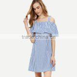 Maxnegio Fashion Gilrs One Piece Ruffle Party Dress thumbnail-2