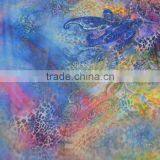 2017 Fashion Europe New Arrival the Latest Digital Printing Paisley Flower Lady Polyester Summer Scarf thumbnail-4