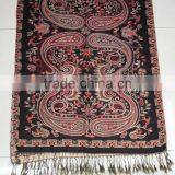 2017 Fashion New Popular Russian Ladies Jacquard Viscose Paisley Floral Hot Shawl thumbnail-1