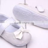 2014 new baby shoe wholesale girls lace baby walker white comfortable soft shoe