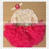 2015 European Hot Sale Girls Pink Princess Skirt Two-piece Kid's Skirts Sets thumbnail-4