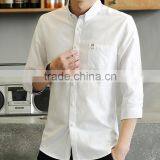 Zm35622a Casual Summer Tops Fashion Korean Slim Men's Blouse thumbnail-1