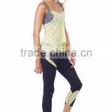 2016 Womens Fitness Gym Tank Top Sport Wear Deep Cut Gym Tank Top thumbnail-2