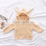0-3 Years 2017 New Wholesale Autumn Cotton Knitted Full Sleeves Baby Boys Girls Hooded Sweaters (pick Size ) thumbnail-5