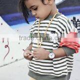 1-7 Years 2017 New Wholesale Cotton Full Sleeves Stripe Kids Boys Girls Coats (pick Size ) thumbnail-2