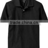 loose black men golf polo shirt