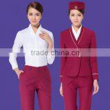 New Design Slim Airline Uniforms Workwears Airline Stewardess Uniforms thumbnail-1
