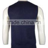 ISO9001/BSCI Manufature Fashionable Navy Blue Oversized Cardigan Vest thumbnail-3