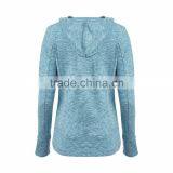 Wholesale Price Woman Dry Fit Slim Stretchy Gym Pullover Hoodie thumbnail-2
