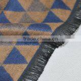 Classic Yarn Dyed Jacquard Cashmere Checked Plaid Acrylic Long Men Scarf Custom thumbnail-4