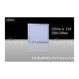 High Efficiency 1550lm IP50 24W 300 x 30 LED Ceiling Panel Lights 120 Lm/W thumbnail-1