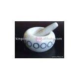 MARBLE MORTAR AND PESTLE 1