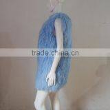 SJ036-02 2017 Women Fashion Genuine Sheep Fur Vest / Lamb Fur Vest Women thumbnail-3