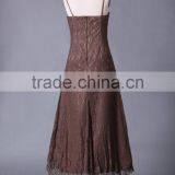 Middle Length Girlish Satin Bridesmaid Dress Party Dress ED 133 thumbnail-2