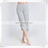 Women's Bamboo Jersey Spring Summer Pajama Lounge Pants 3/4 Length thumbnail-2
