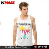 Wholesale Gym Mens Stringer Singlet Custom Tank Top thumbnail-2