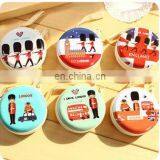 British Royal Police Round Steel Coin Box Purse Tin Box Earphone Storage Bag Small Wallet Pencil Case thumbnail-3
