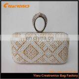 Fashionable Factory Directly Selling Cheap Lady Clutch Bag Made Of Straw Wholesale thumbnail-4