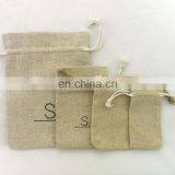 Jute Wedding Favor Pouches Drawstring Pouches Small Jewelry Bags 10*15cm thumbnail-4
