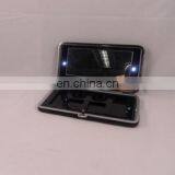 Fashion Design LED Cosmetics Box,Glow Mirror With Light,use at Night or Daylight is ok