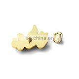 Cheap Star Gold Sanblaster Badge Pin With Logo Embossed thumbnail-4