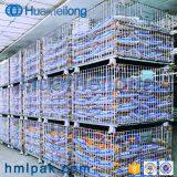 Stacking Folding Warehouse Heavy Duty Wire Mesh Container for Cargo Storage thumbnail-4