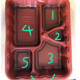 New Style Disposable Plastic Lunch Box Fast Food Containers, Food Packaging Box With Lid thumbnail-3