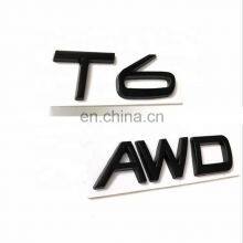 Customized Plastic Black Chrome Red Number Letter Car Body Decoration Decal Car Emblem Badge Sticker thumbnail-2