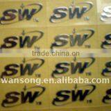 Customized 3D soft letter sticker