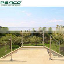 Outdoor Balcony Railing Glass Balustrade Fittings Prices Handrail thumbnail-2