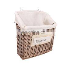 K&B Convenient Small Hanging Storage Basket Multifunction Hanging Rattan Basket thumbnail-2