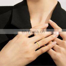 Womens Finger New Design Relief Silver Bead Anti Fidget Stainless Steel Anxiety Ring thumbnail-2