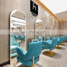 Beauty Salon Barber Wall Mirror With LED Changing Color Light thumbnail-3