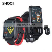 2022 Hot NO1 Smart Watch 2 in 1 with Earbuds BT Call 400 mAh Waterproof Fitness Tracker Tws Earphone NO 1 Smartwatch