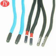 Custom U Style Metal Aglet Drawstring Rope Metal Tail Clips Polyester Rope With Metal Wrapped Head Metal Head thumbnail-5