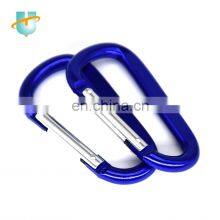 Colorful 80mm D Shape Aluminum Carabiner Clip Keychain Climbing Rock Climbing Carabiner for Camping Hiking Outdoor thumbnail-5