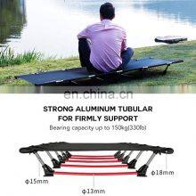 Outdoor Portable Aluminum Camping Bed Ultralight Foldable Adjustable Folding Bed Camping Beds Cot thumbnail-3