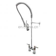 4 Inch Center Deck Mount Long Height Pre Rinse Polished Gold Pre Rinse / Commercial Pre Rinse / Commercial Faucet