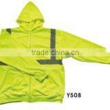 Lime Green Class 3 Hi Vis Fleece Jacket